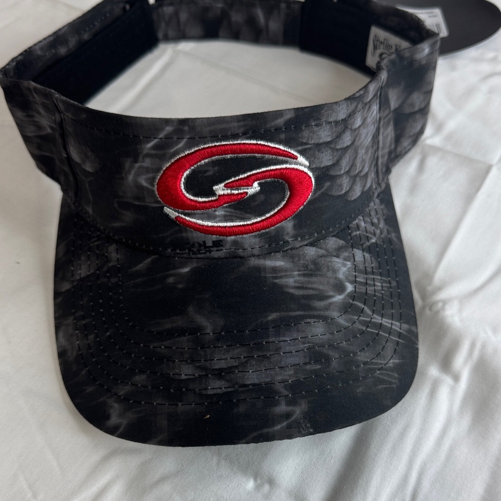 Stylish Black and Red Visor Hat